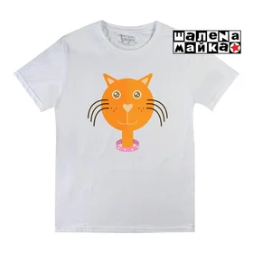 Прикольные футболки: Животные -  Кот  Orange